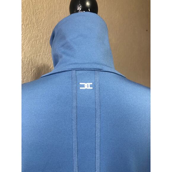 Noel Asmar Uniform Women's Prima Fitness Yoga Spa Jacket Blue Size Medium - Picture 4 of 12